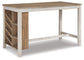 Skempton Counter Height Dining Table and 4 Barstools Signature Design by Ashley®