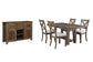 Moriville Dining Table and 4 Chairs with Storage Signature Design by Ashley®