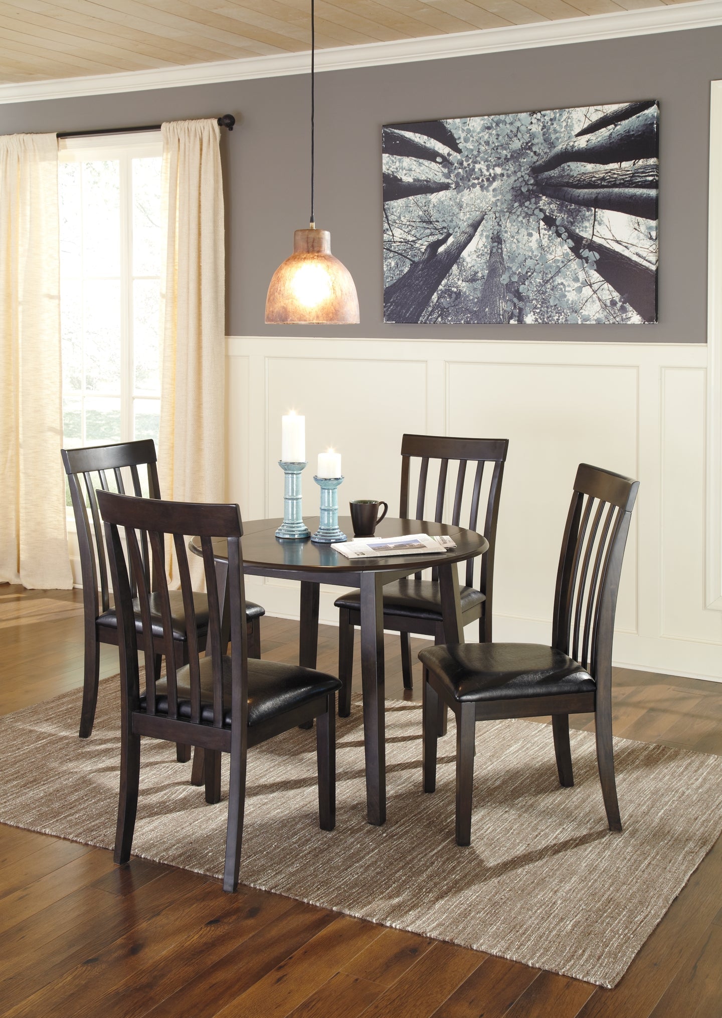 Hammis Dining Table and 4 Chairs Signature Design by Ashley®