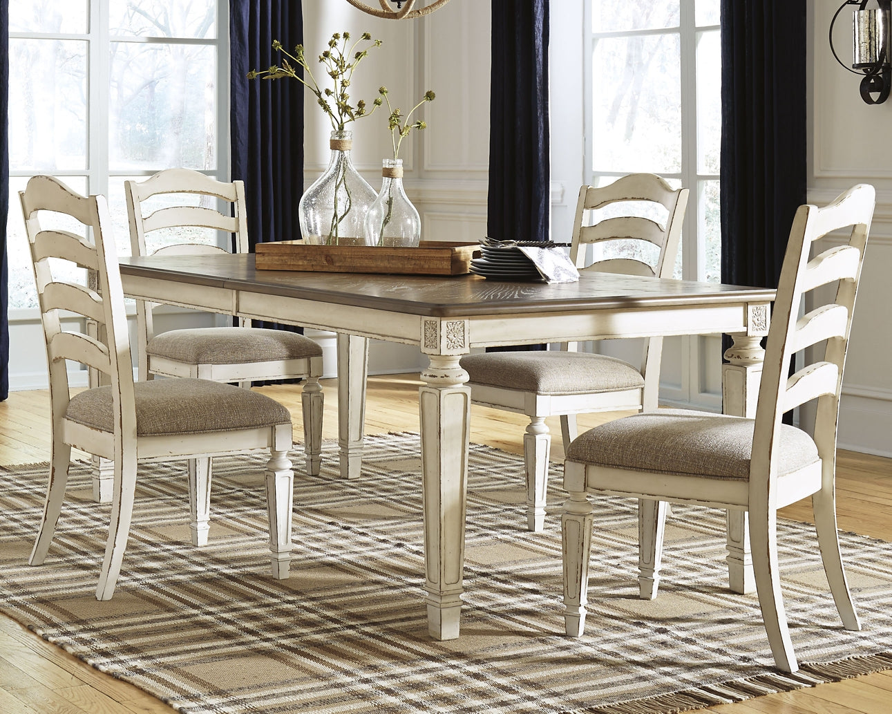 Realyn Dining Table and 4 Chairs Signature Design by Ashley®