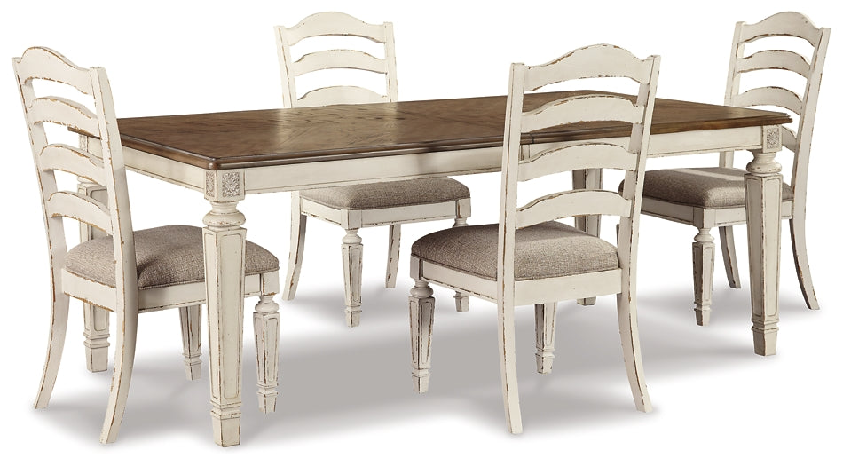 Realyn Dining Table and 4 Chairs Signature Design by Ashley®
