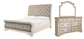 Realyn  Sleigh Bed With Mirrored Dresser Signature Design by Ashley®