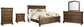 Flynnter California King Panel Bed with 2 Storage Drawers with Mirrored Dresser, Chest and Nightstand Signature Design by Ashley®