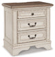 Realyn  Upholstered Panel Bed With Mirrored Dresser, Chest And Nightstand Signature Design by Ashley®