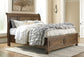 Flynnter  Sleigh Bed With 2 Storage Drawers With Mirrored Dresser, Chest And 2 Nightstands Signature Design by Ashley®
