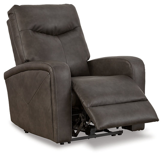 Ryversans PWR Recliner/ADJ Headrest Signature Design by Ashley®