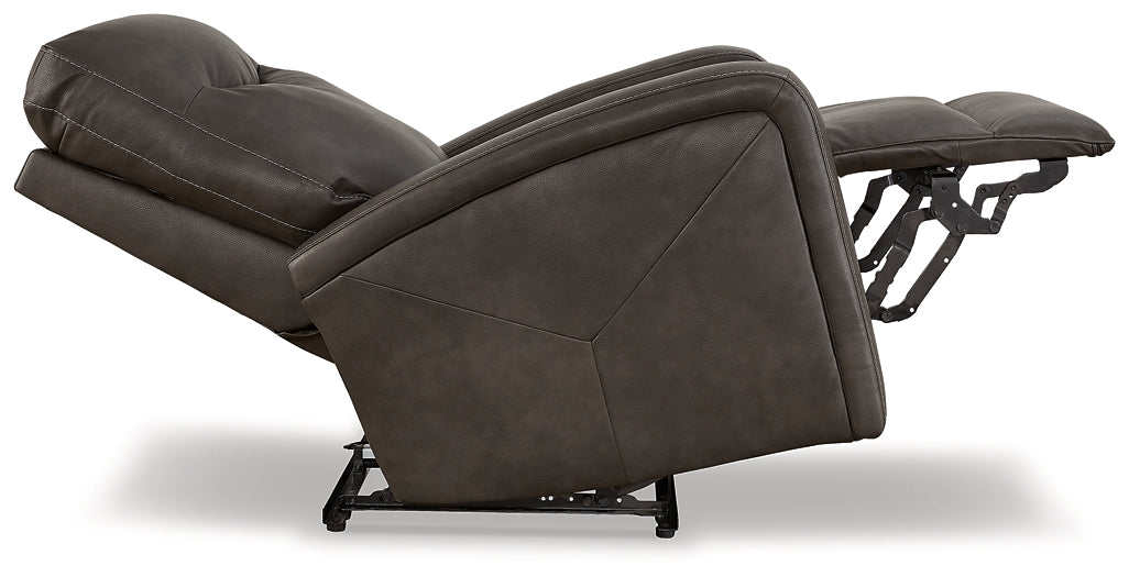 Ryversans PWR Recliner/ADJ Headrest Signature Design by Ashley®