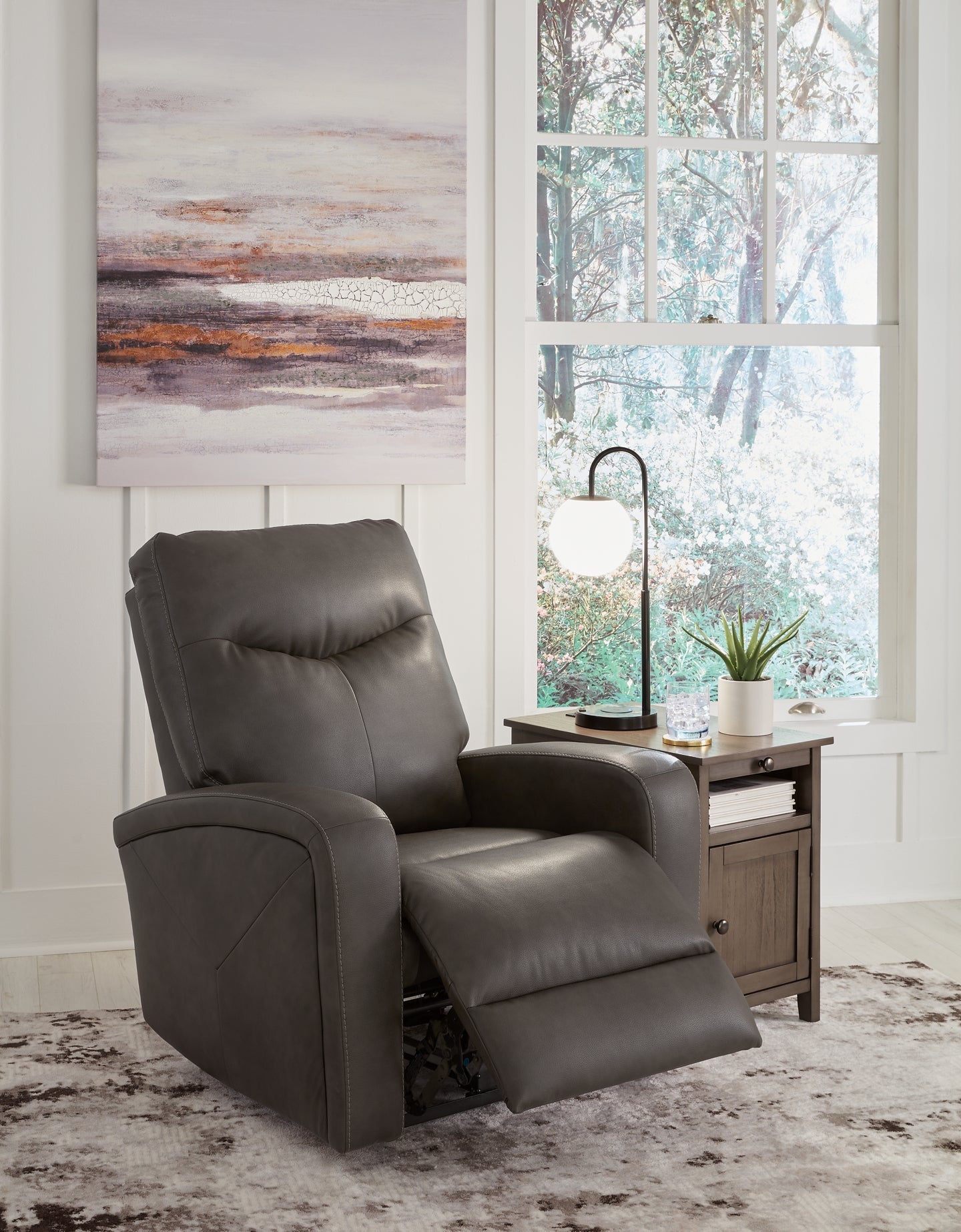 Ryversans PWR Recliner/ADJ Headrest Signature Design by Ashley®