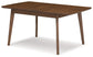 Lyncott RECT DRM Butterfly EXT Table Signature Design by Ashley®