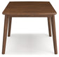 Lyncott RECT DRM Butterfly EXT Table Signature Design by Ashley®