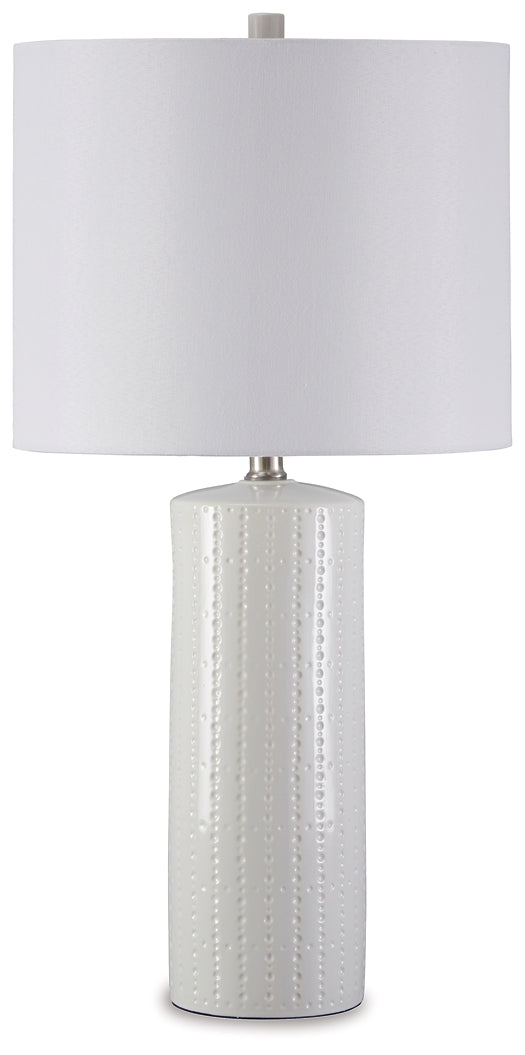 Steuben Ceramic Table Lamp (2/CN) Signature Design by Ashley®