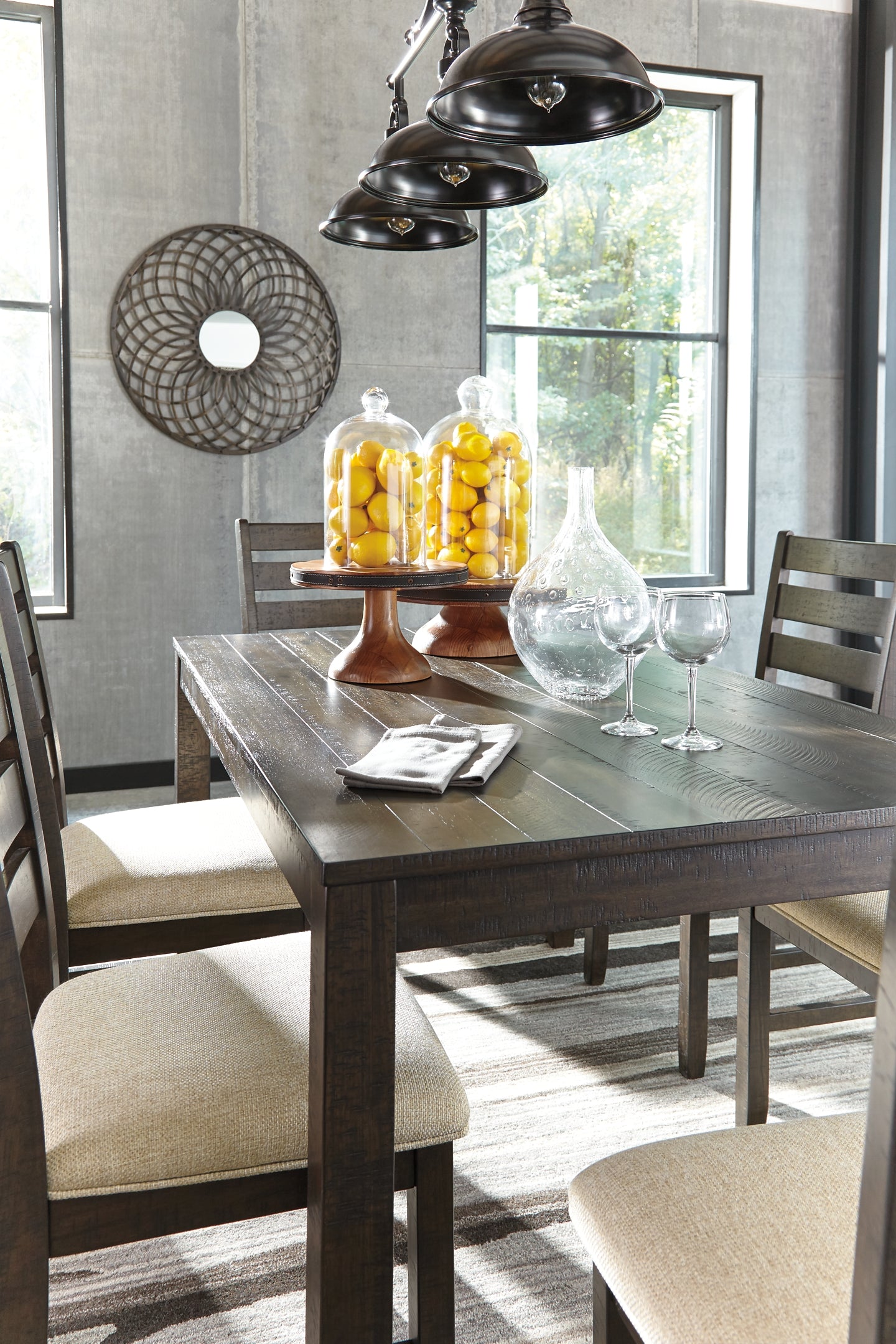 Rokane Dining Room Table Set (7/CN) Signature Design by Ashley®