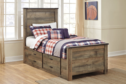 Trinell  Panel Bed With 2 Storage Drawers Signature Design by Ashley®