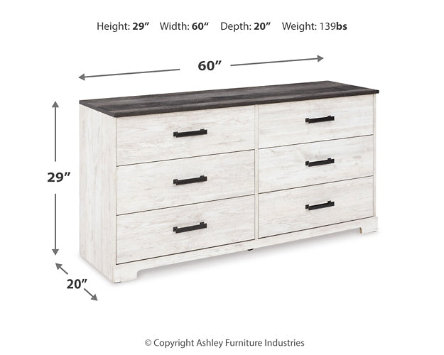 Shawburn Six Drawer Dresser Signature Design by Ashley®