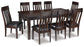 Haddigan Dining Table and 8 Chairs Signature Design by Ashley®