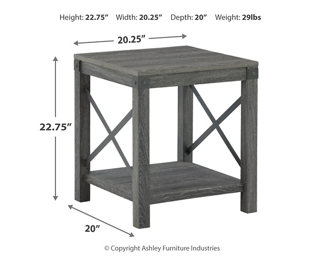 Freedan Square End Table Signature Design by Ashley®