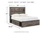 Drystan Full Bookcase Bed with 4 Storage Drawers with Mirrored Dresser and Chest Signature Design by Ashley®
