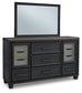 Foyland Queen Panel Storage Bed with Mirrored Dresser and Chest Signature Design by Ashley®