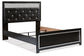 Kaydell Queen Upholstered Panel Bed with Mirrored Dresser Signature Design by Ashley®