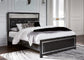 Kaydell Queen Upholstered Panel Bed with Mirrored Dresser Signature Design by Ashley®
