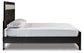 Kaydell Queen Upholstered Panel Bed with Mirrored Dresser Signature Design by Ashley®
