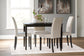 Kimonte Rectangular Dining Room Table Signature Design by Ashley®