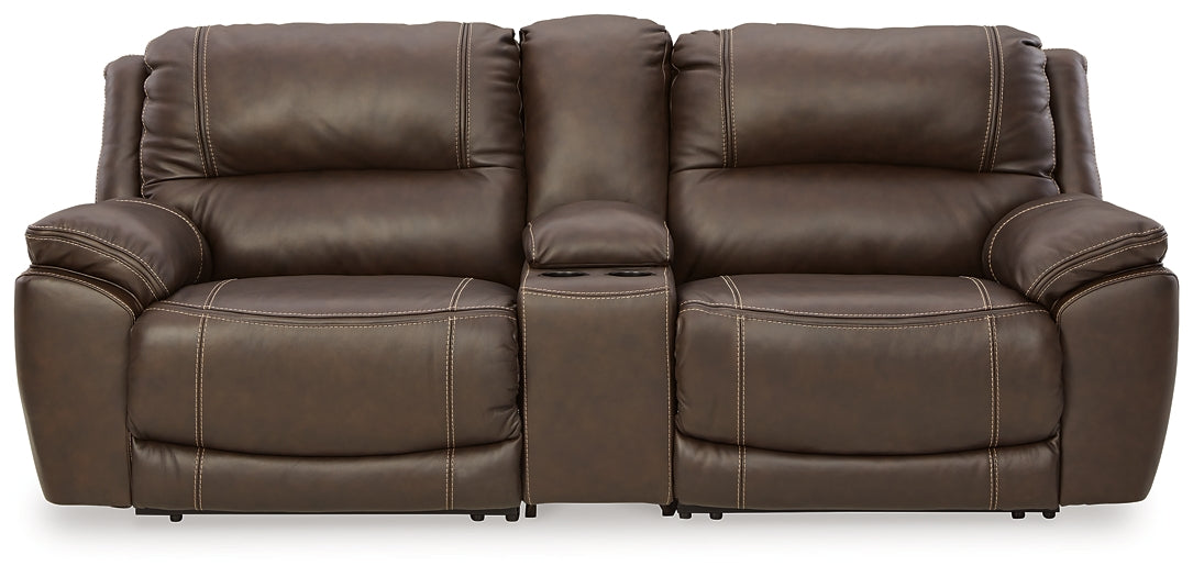 Dunleith 3-Piece Power Reclining Loveseat with Console Signature Design by Ashley®