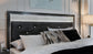 Kaydell King Upholstered Panel Storage Platform Bed with Mirrored Dresser and Chest Signature Design by Ashley®