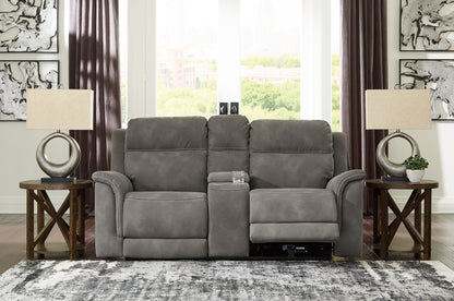 Next-Gen DuraPella PWR REC Loveseat/CON/ADJ HDRST Signature Design by Ashley®