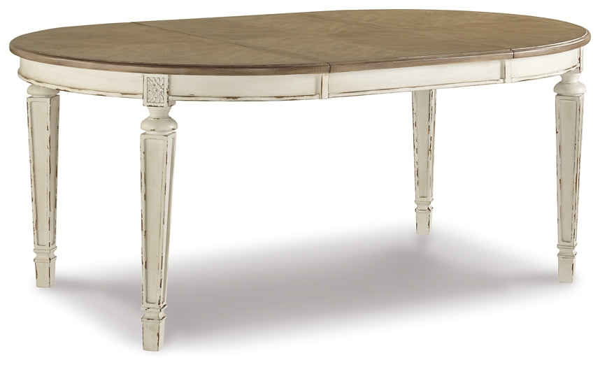 Realyn Dining Table and 8 Chairs Signature Design by Ashley®