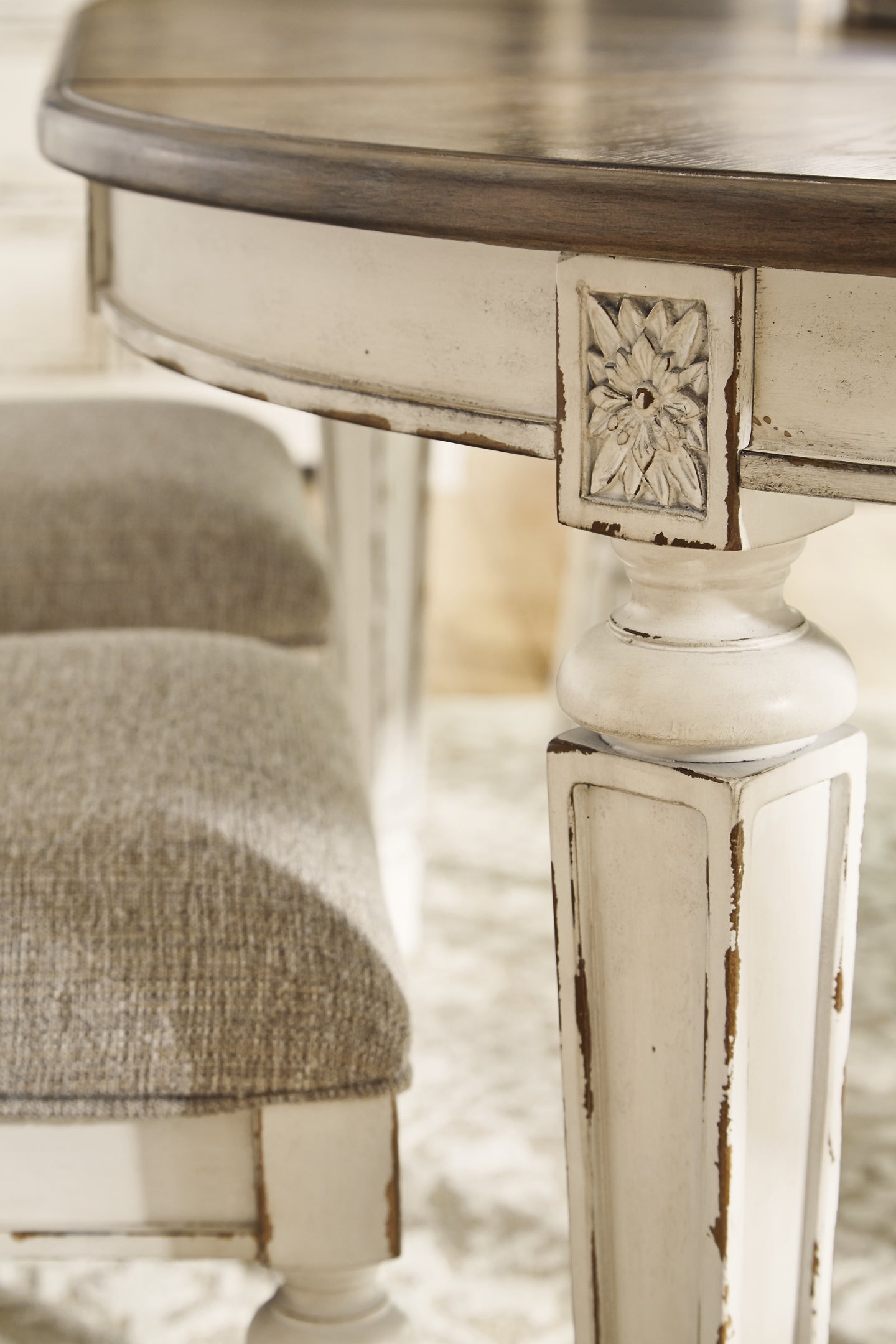 Realyn Dining Table and 8 Chairs Signature Design by Ashley®