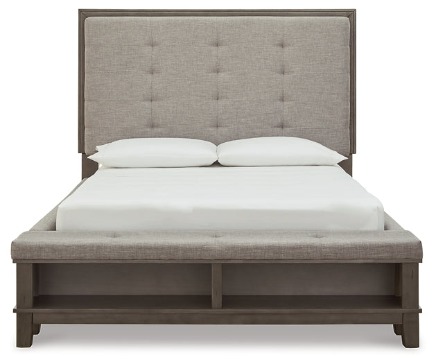 Hallanden  Panel Bed With Storage Benchcraft®