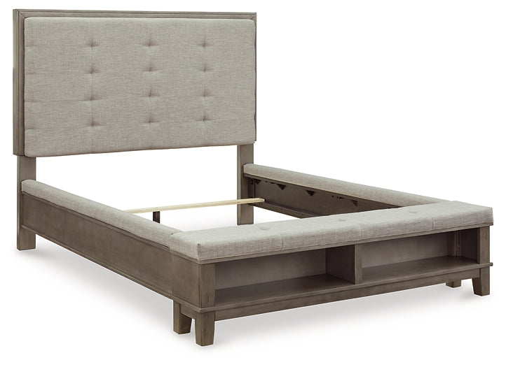 Hallanden  Panel Bed With Storage Benchcraft®