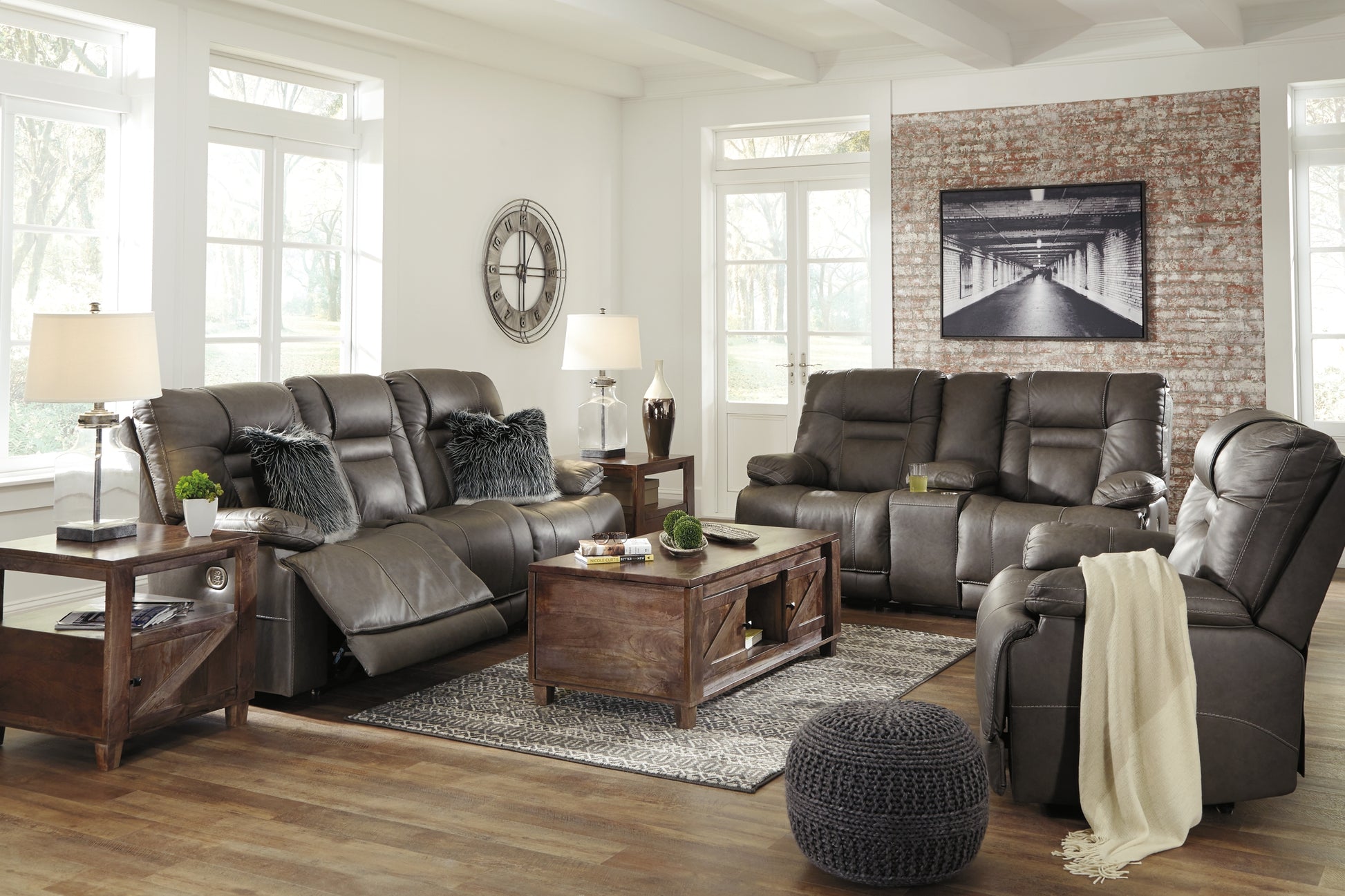 Wurstrow PWR REC Sofa with ADJ Headrest Signature Design by Ashley®