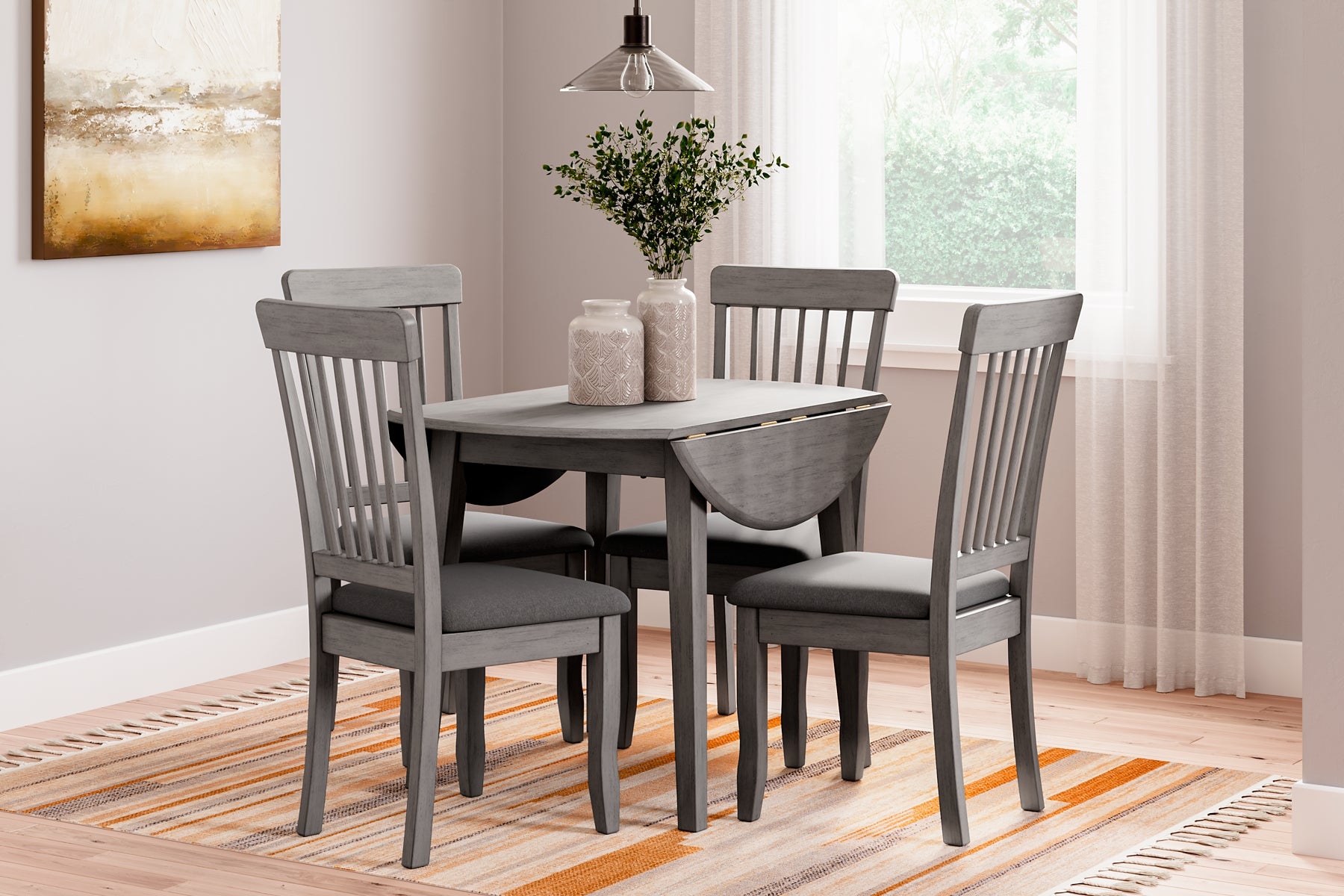 Shullden Dining Table and 4 Chairs Signature Design by Ashley®