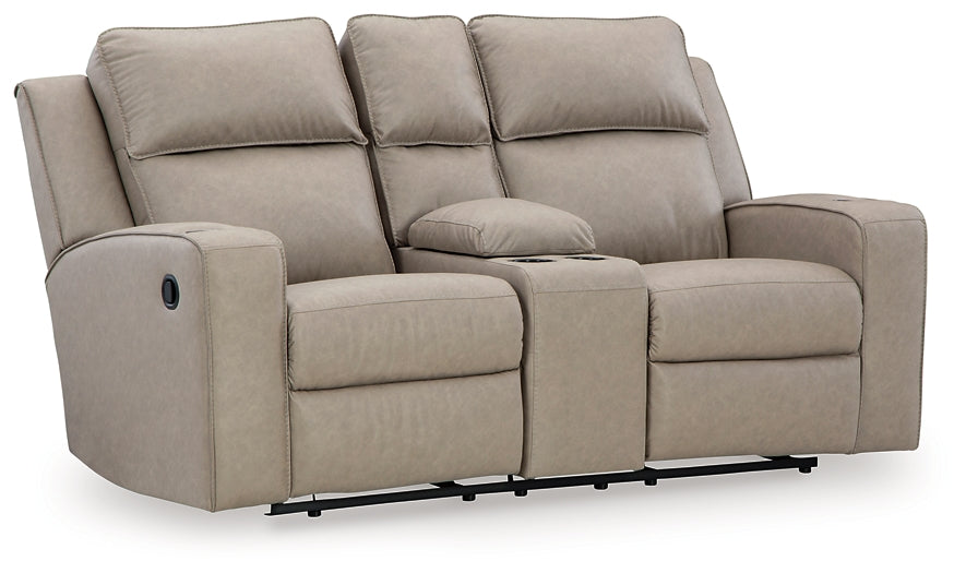Lavenhorne DBL Rec Loveseat w/Console Signature Design by Ashley®