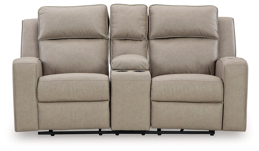 Lavenhorne DBL Rec Loveseat w/Console Signature Design by Ashley®