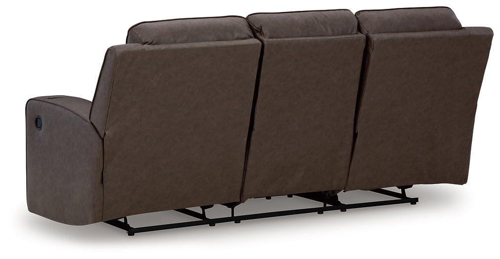 Lavenhorne REC Sofa w/Drop Down Table Signature Design by Ashley®
