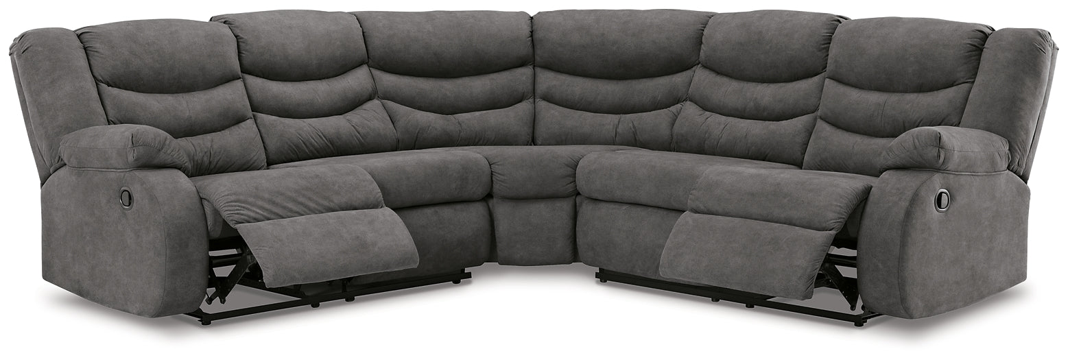 Partymate 2-Piece Reclining Sectional Signature Design by Ashley®