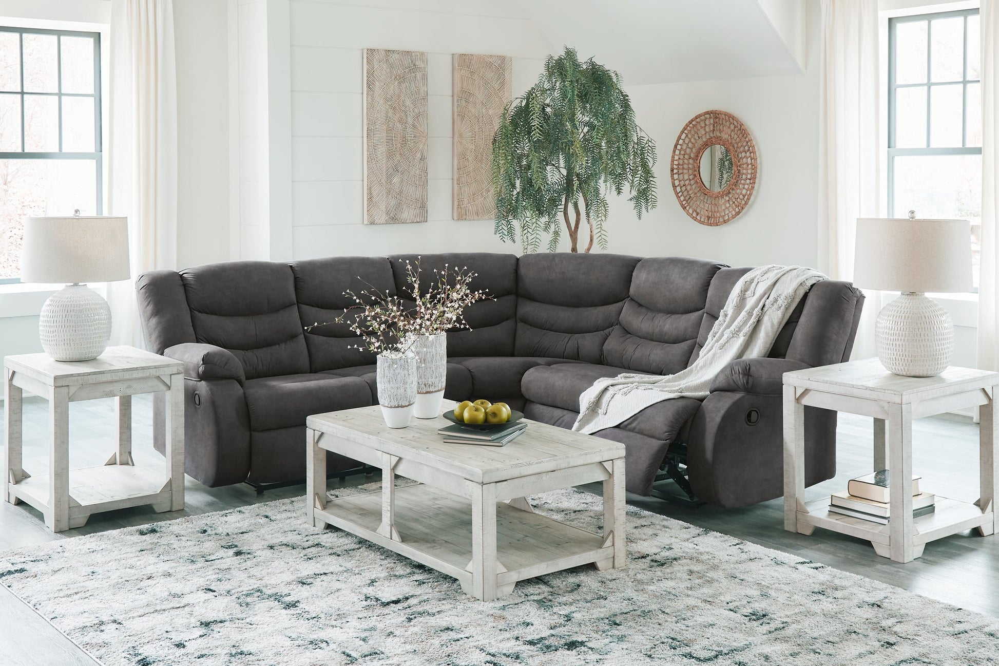 Partymate 2-Piece Reclining Sectional Signature Design by Ashley®