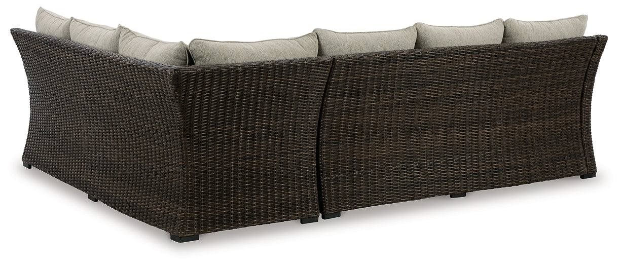 Brook Ranch Sofa SEC/Bench w/CUSH (3/CN) Signature Design by Ashley®