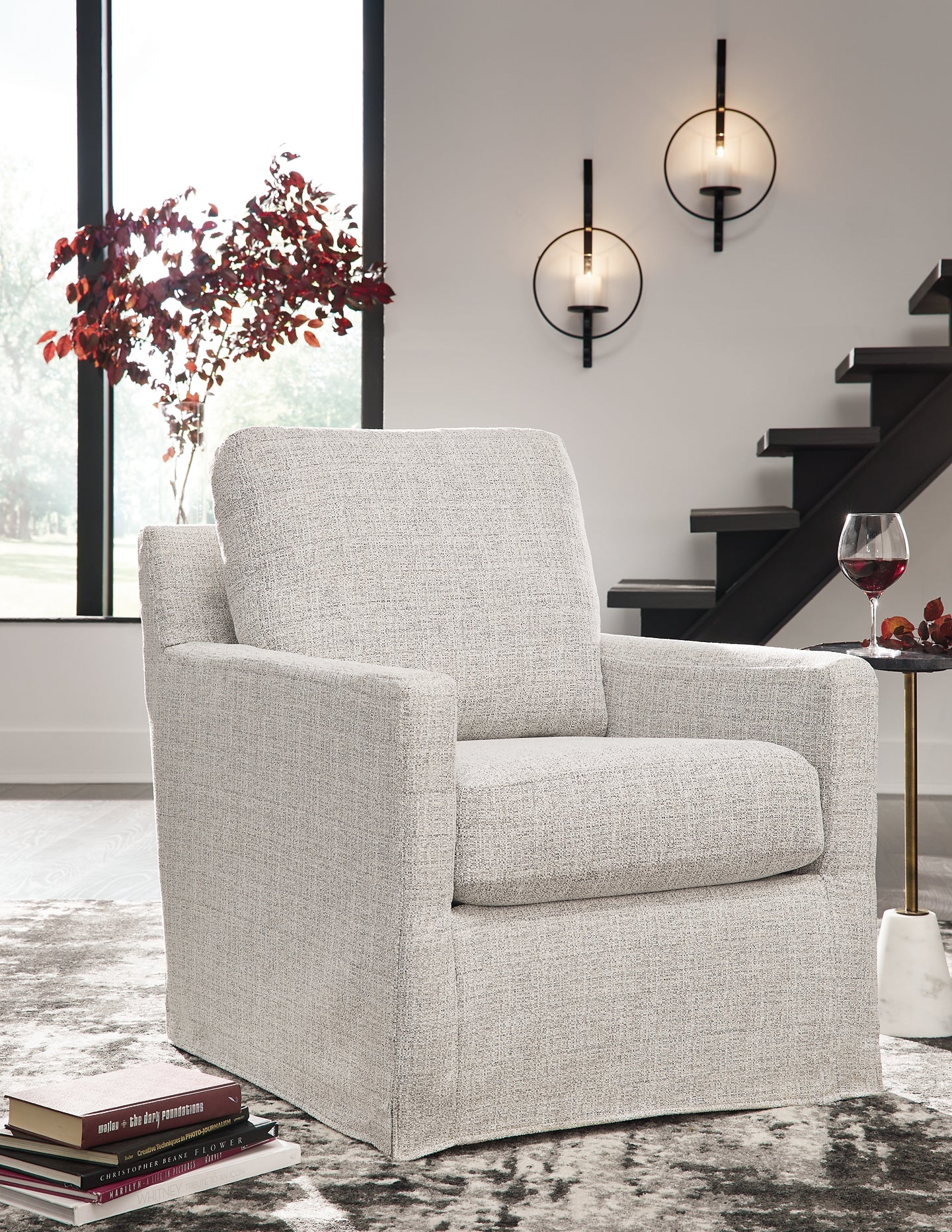 Nenana Next-Gen Nuvella Swivel Glider Accent Chair Signature Design by Ashley®