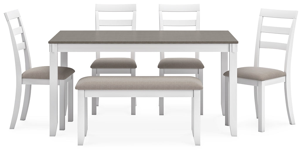 Stonehollow RECT DRM Table Set (6/CN) Signature Design by Ashley®
