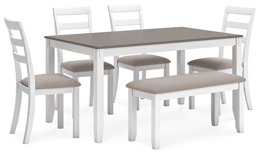 Stonehollow RECT DRM Table Set (6/CN) Signature Design by Ashley®