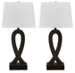 Markellton Poly Table Lamp (2/CN) Signature Design by Ashley®