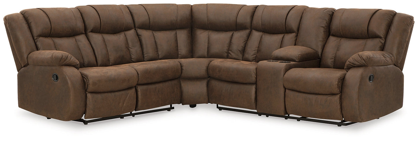 Trail Boys 2-Piece Reclining Sectional Signature Design by Ashley®