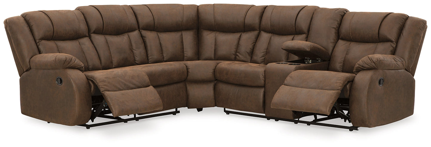 Trail Boys 2-Piece Reclining Sectional Signature Design by Ashley®