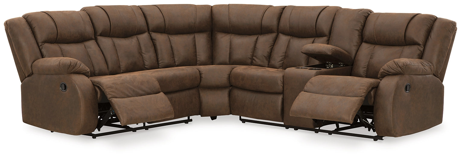Trail Boys 2-Piece Reclining Sectional Signature Design by Ashley®