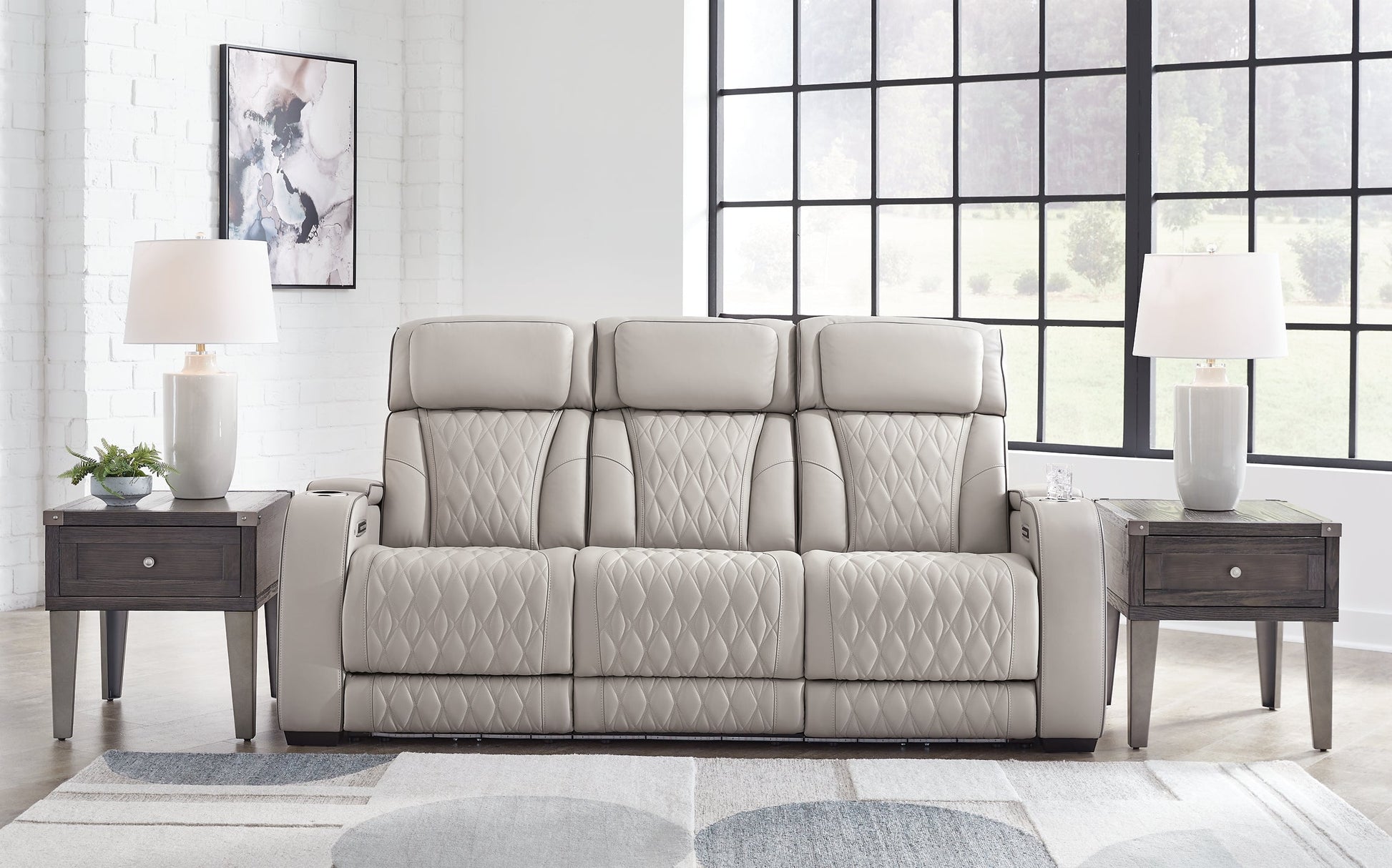 Boyington PWR REC Sofa with ADJ Headrest Signature Design by Ashley®