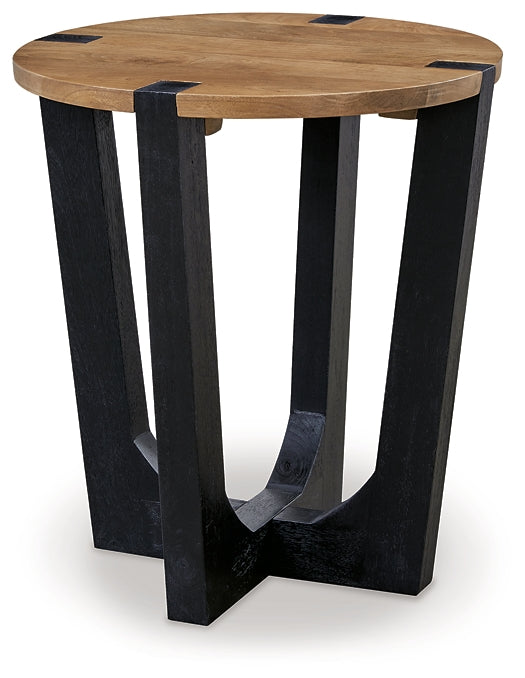 Hanneforth Round End Table Signature Design by Ashley®